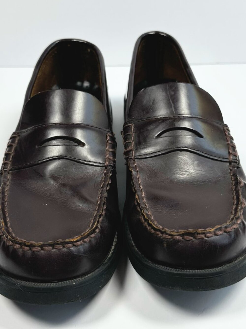 Sperry Top‎ Sider Boys Burgundy Colton Penny Loafer Dress Shoes Size 6.5M - Picture 8 of 16